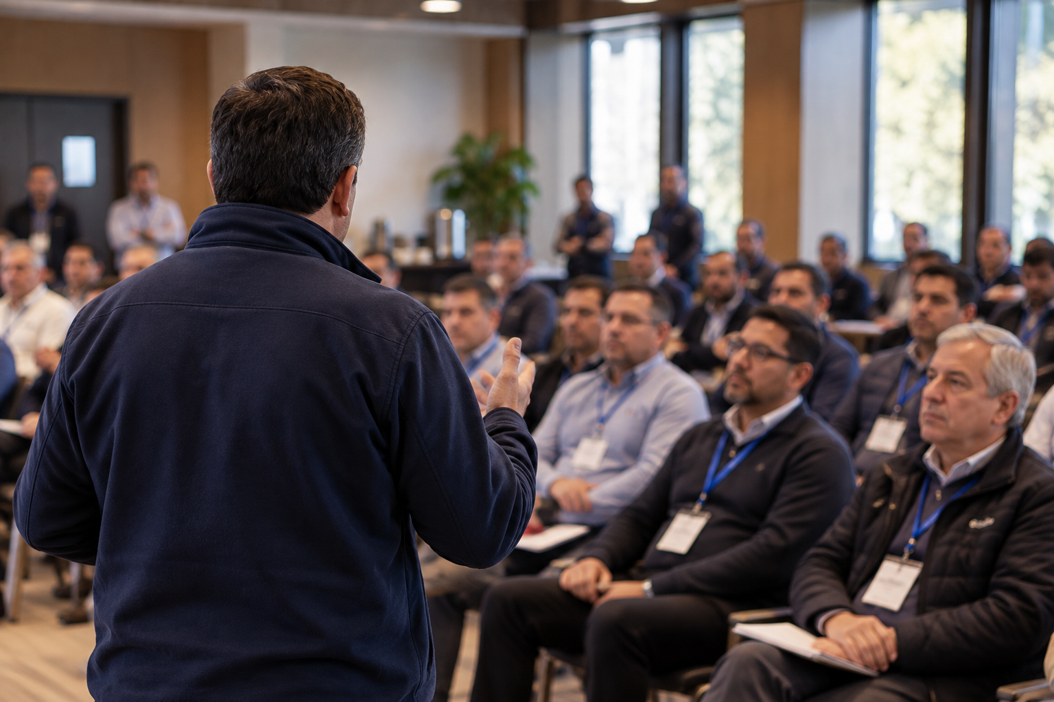 Representantes y distribuidores de gas reunidos durante un encuentro de ASDIGAS en Chile.